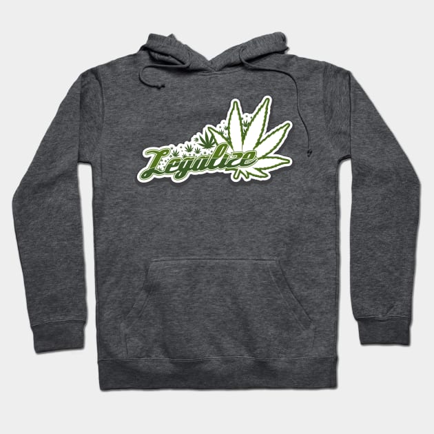 Legalize Weed, Marijuana, Cannabis, Medical Hoodie by damienmayfield.com